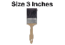 Paint Brush Single - Size 3 inches