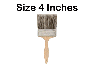 Paint Brush Single - Size 4 inches